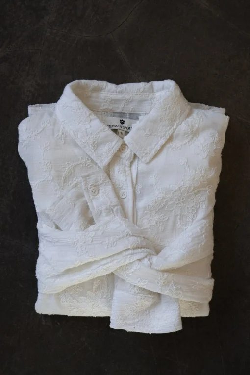Tops & Shirts*Freeman T. Porter Tickya Embroidery white
