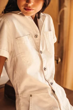 Overalls & Dungarees*Freeman T. Porter Tifany Andalousia offwhite