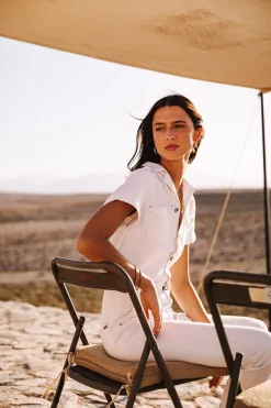 Overalls & Dungarees*Freeman T. Porter Tifany Andalousia offwhite