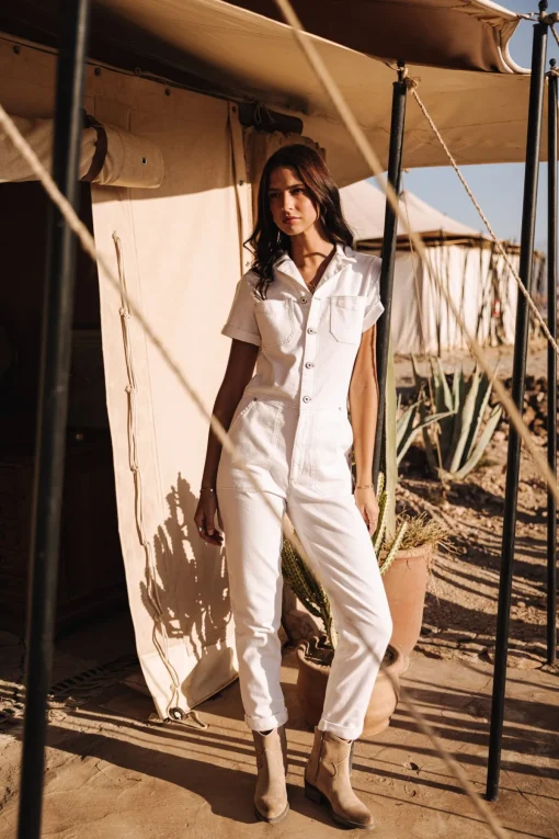 Overalls & Dungarees*Freeman T. Porter Tifany Andalousia offwhite