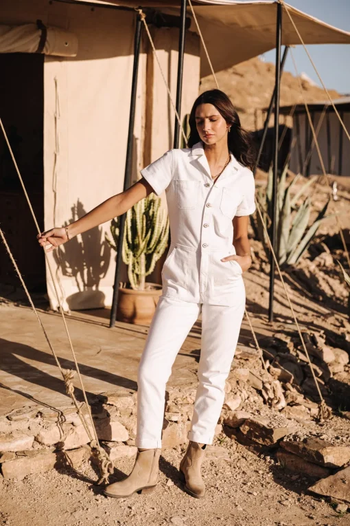 Overalls & Dungarees*Freeman T. Porter Tifany Andalousia offwhite