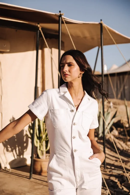 Overalls & Dungarees*Freeman T. Porter Tifany Andalousia offwhite