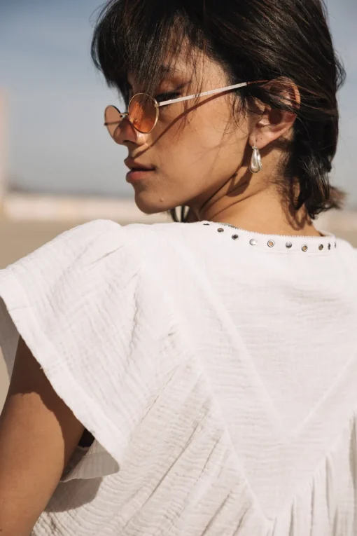 Tops & Shirts*Freeman T. Porter Tillie Plain Color white