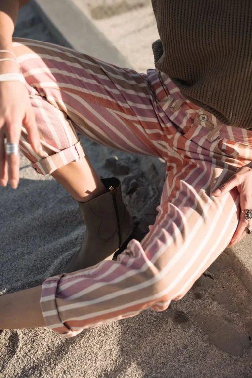Colored Pants | Cropped*Freeman T. Porter Timea Palcoyo original