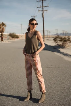 Colored Pants | Cropped*Freeman T. Porter Timea Palcoyo original