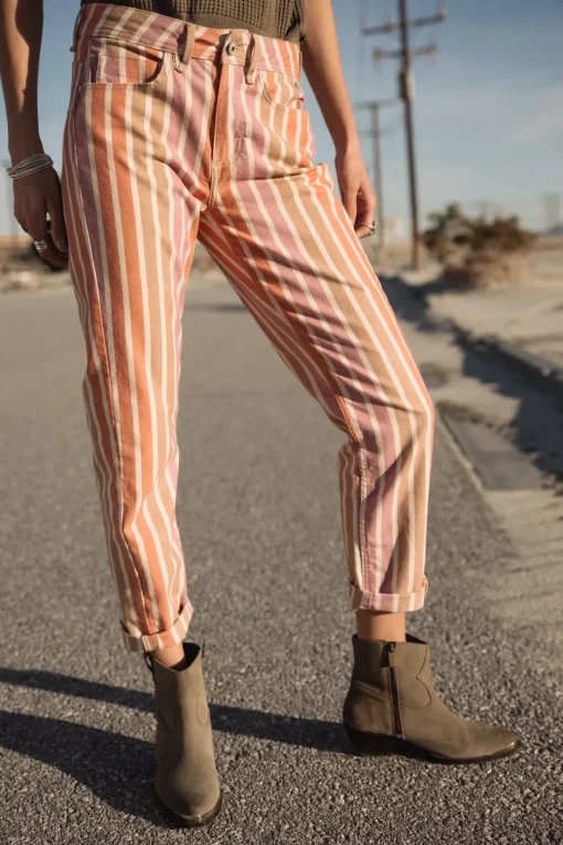 Colored Pants | Cropped*Freeman T. Porter Timea Palcoyo original