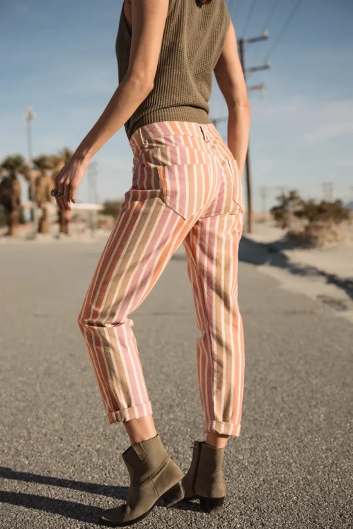 Colored Pants | Cropped*Freeman T. Porter Timea Palcoyo original