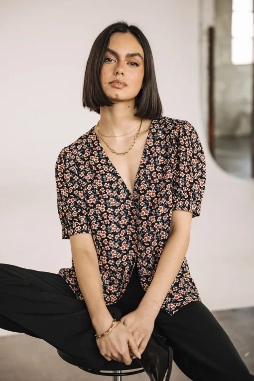 Tops & Shirts*Freeman T. Porter Tobbia Ditsy nightsky