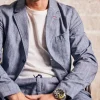 Jackets & Overshirts*Freeman T. Porter Tomass Chevron ensignblue