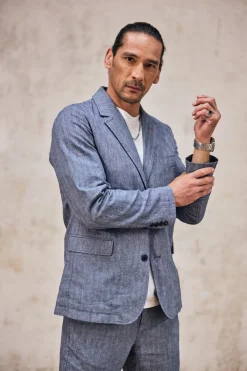 Jackets & Overshirts*Freeman T. Porter Tomass Chevron ensignblue