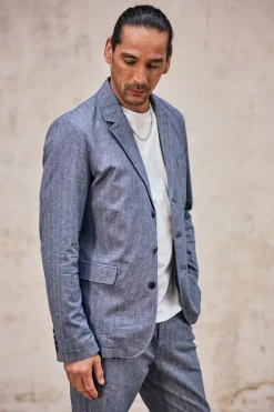 Jackets & Overshirts*Freeman T. Porter Tomass Chevron ensignblue
