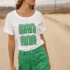 T-Shirts*Freeman T. Porter Tomia Banana white