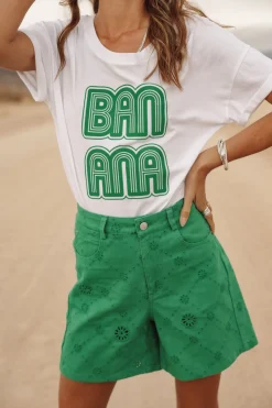T-Shirts*Freeman T. Porter Tomia Banana white