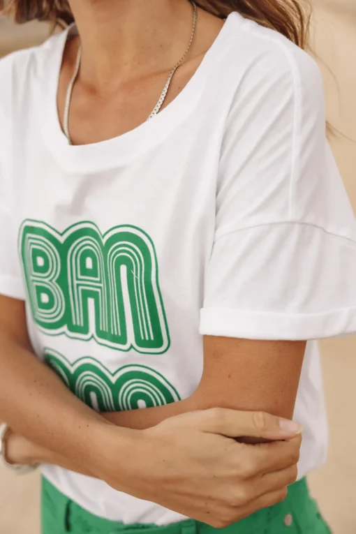 T-Shirts*Freeman T. Porter Tomia Banana white