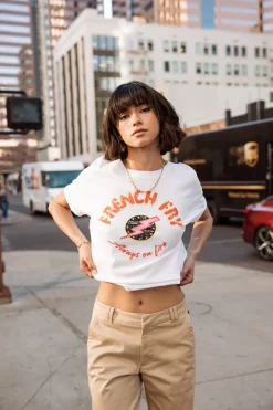 T-Shirts*Freeman T. Porter Tomia French Fry white