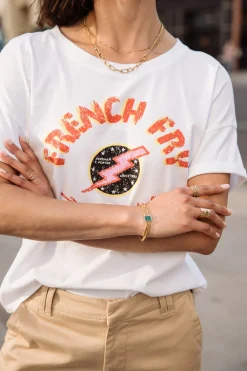 T-Shirts*Freeman T. Porter Tomia French Fry white