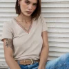 T-Shirts*Freeman T. Porter Tonia Linen irishcream