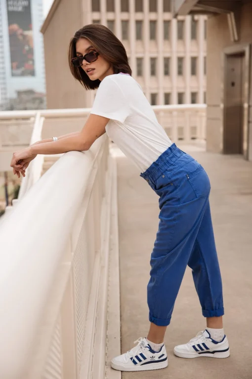 T-Shirts*Freeman T. Porter Tonia Linen white