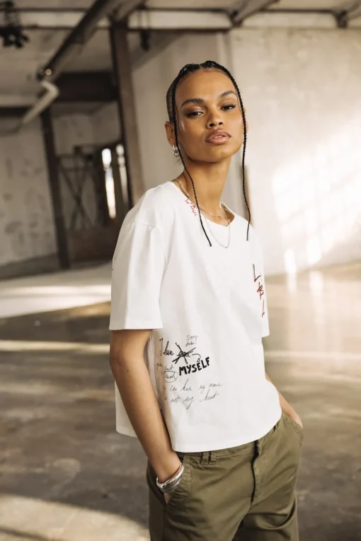 T-Shirts*Freeman T. Porter Trade Graf white
