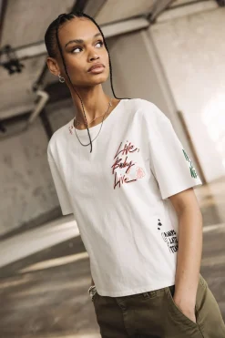 T-Shirts*Freeman T. Porter Trade Graf white