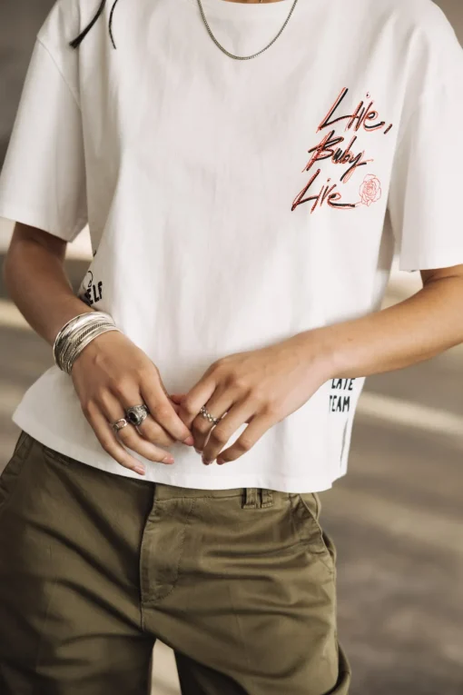 T-Shirts*Freeman T. Porter Trade Graf white