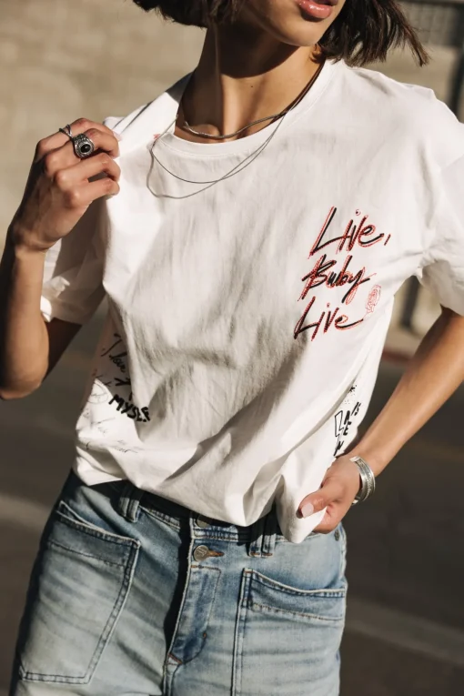 T-Shirts*Freeman T. Porter Trade Graf white