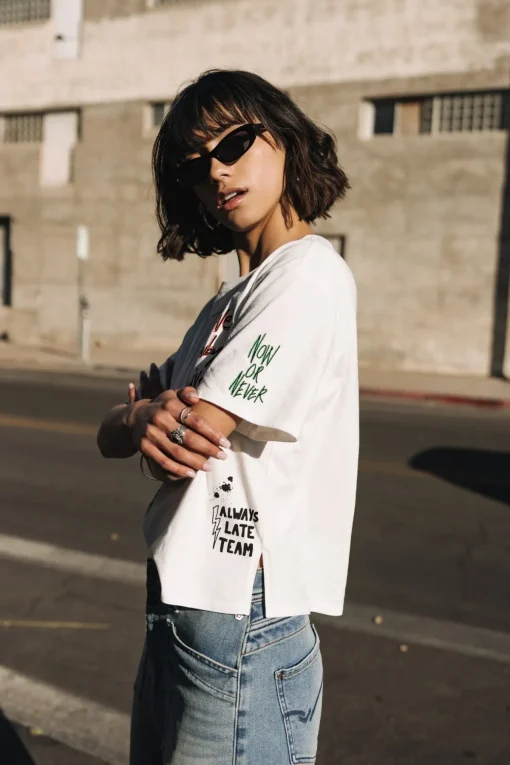 T-Shirts*Freeman T. Porter Trade Graf white