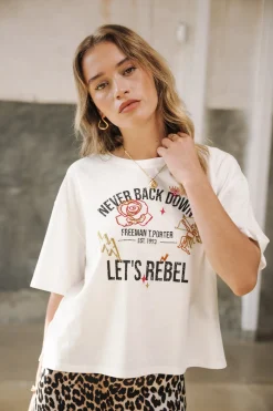 T-Shirts*Freeman T. Porter Trade rebel offwhite