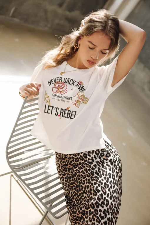 T-Shirts*Freeman T. Porter Trade rebel offwhite