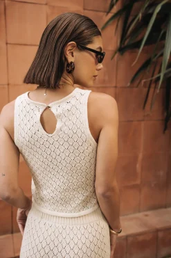 Mesh | Tops & Shirts*Freeman T. Porter Traia pointelle birch
