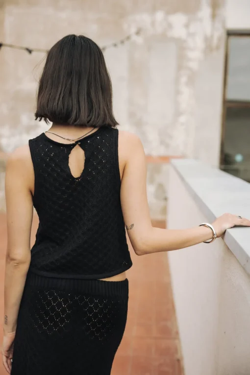 Mesh | Tops & Shirts*Freeman T. Porter Traia pointelle black