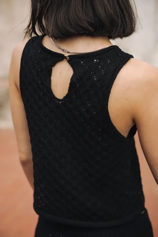 Mesh | Tops & Shirts*Freeman T. Porter Traia pointelle black