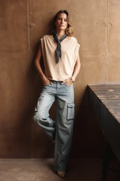 T-Shirts*Freeman T. Porter Trenny Studs tan