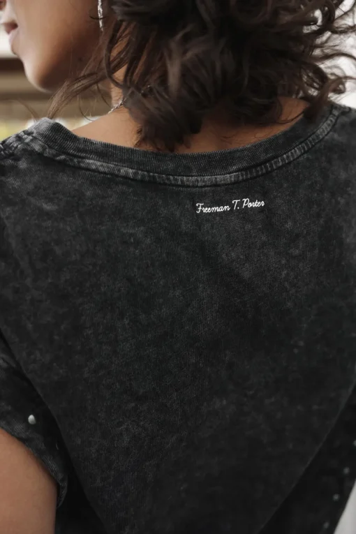 T-Shirts*Freeman T. Porter Trenny Studs oldblack
