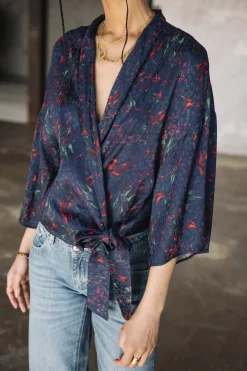 Tops & Shirts*Freeman T. Porter Triane Carpe Koi navy