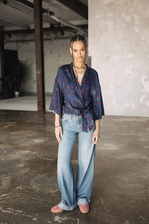 Tops & Shirts*Freeman T. Porter Triane Carpe Koi navy