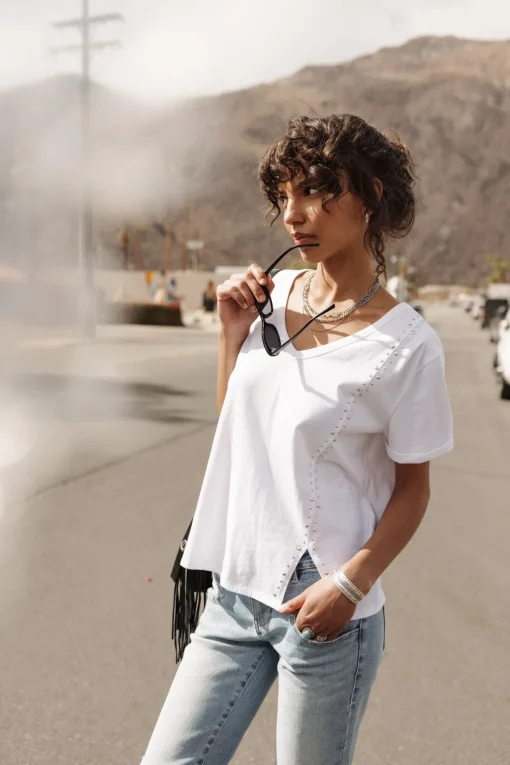 T-Shirts*Freeman T. Porter Tribeta white