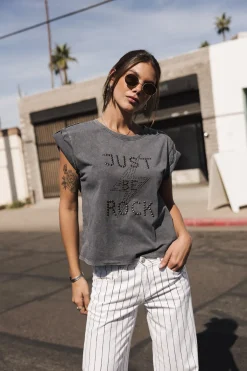 T-Shirts*Freeman T. Porter Trisea Just Be Rock mediumgrey