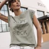 T-Shirts*Freeman T. Porter Trisea Just Be Rock lightkhaki
