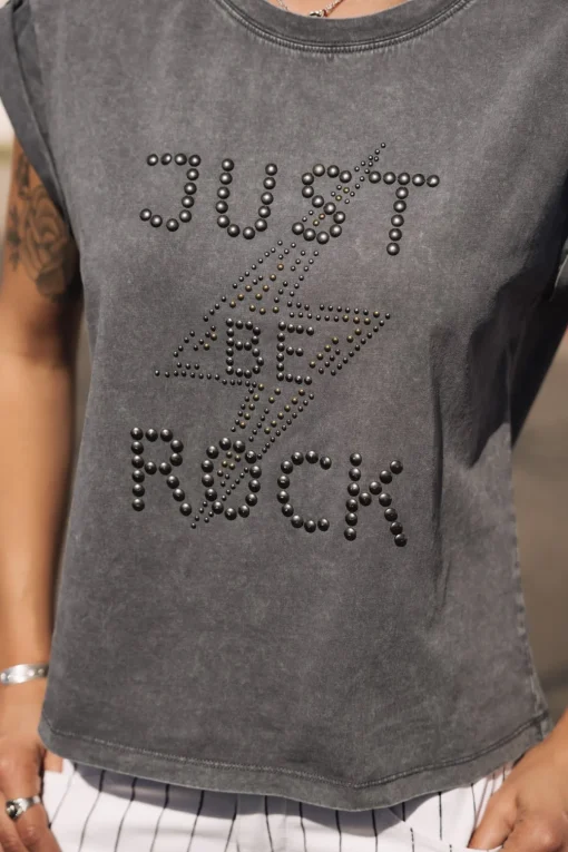 T-Shirts*Freeman T. Porter Trisea Just Be Rock mediumgrey