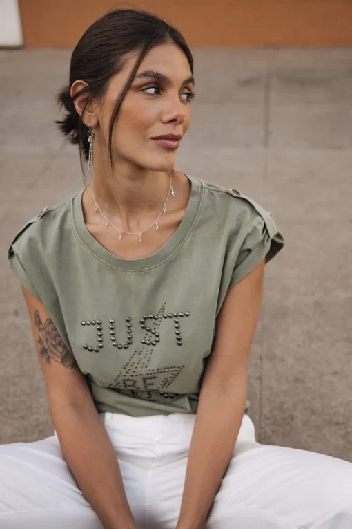 T-Shirts*Freeman T. Porter Trisea Just Be Rock lightkhaki