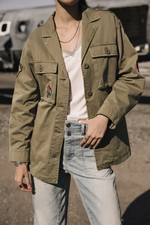 Jackets & Blazers*Freeman T. Porter Venty Patches 2 lightkhaki