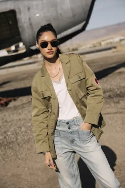 Jackets & Blazers*Freeman T. Porter Venty Patches 2 lightkhaki