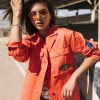 Jackets & Blazers*Freeman T. Porter Venty Summer Patches cayenne