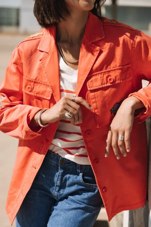 Jackets & Blazers*Freeman T. Porter Venty Summer Patches cayenne