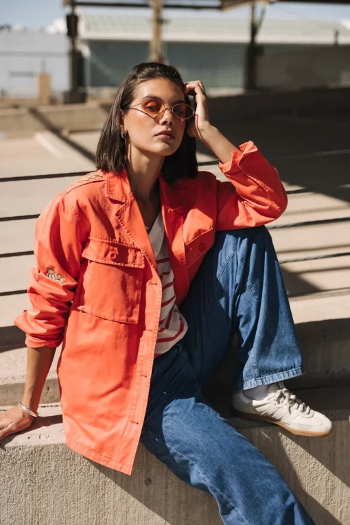 Jackets & Blazers*Freeman T. Porter Venty Summer Patches cayenne