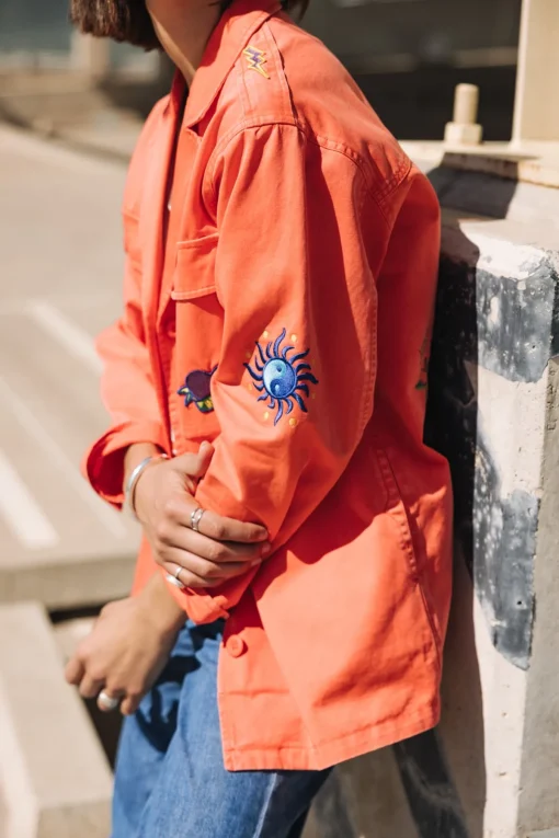 Jackets & Blazers*Freeman T. Porter Venty Summer Patches cayenne
