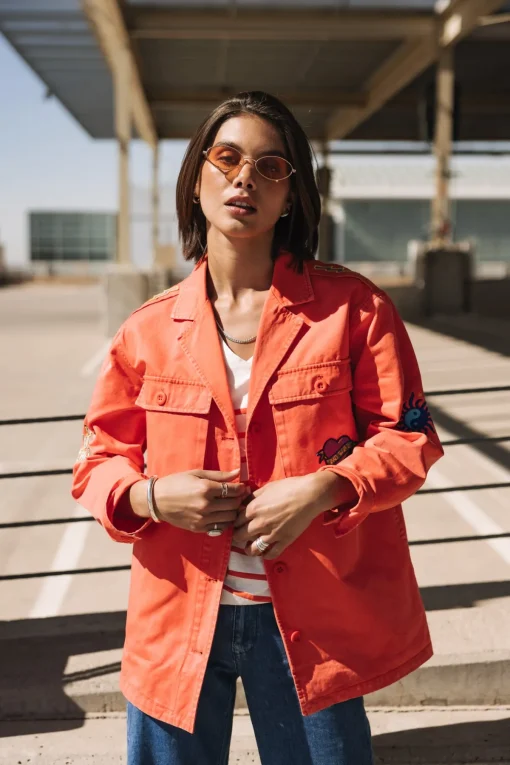 Jackets & Blazers*Freeman T. Porter Venty Summer Patches cayenne