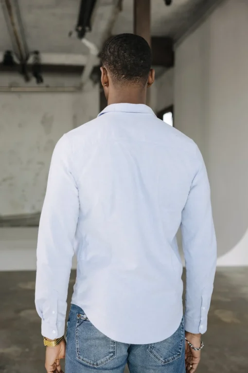 Shirts*Freeman T. Porter Yoris Oxford Brushed lightblue