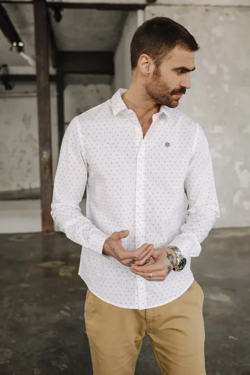 Shirts*Freeman T. Porter Yoris Pequenio offwhite